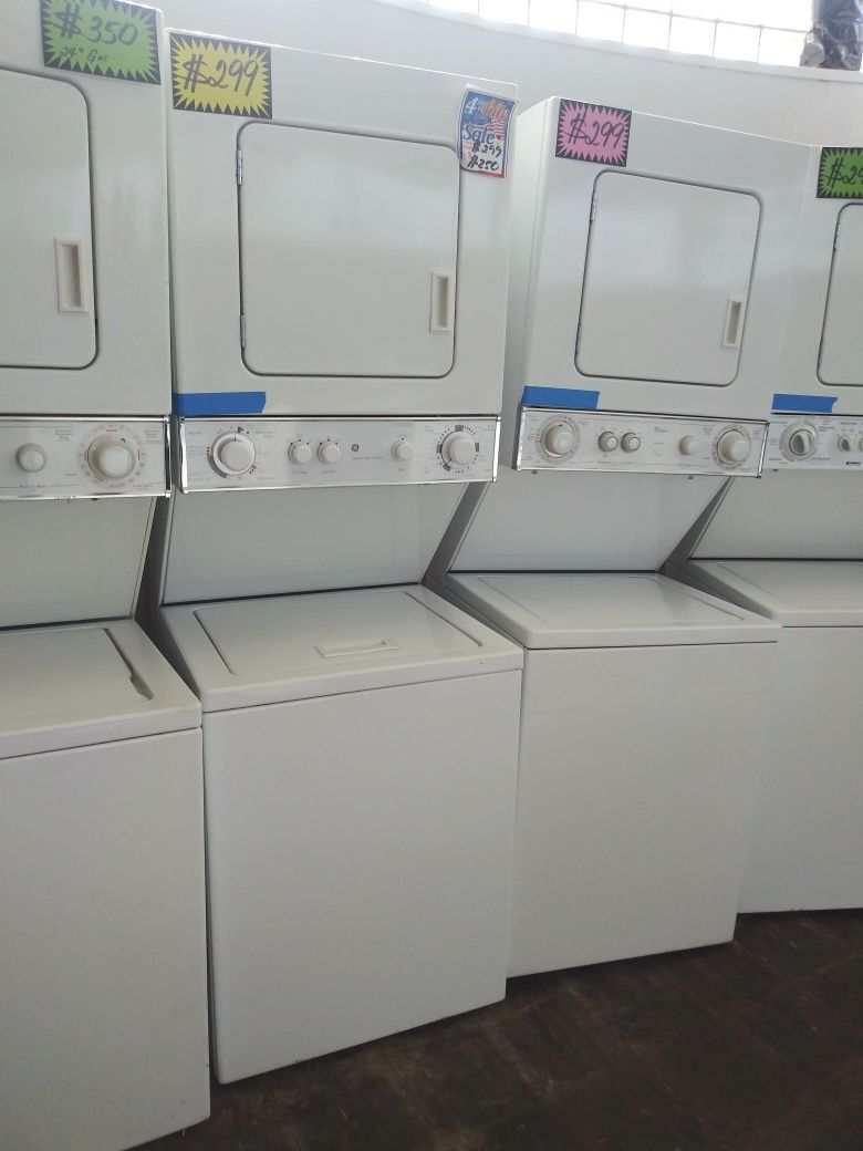 GE 24 in stackable washer/dryer working perfectly
