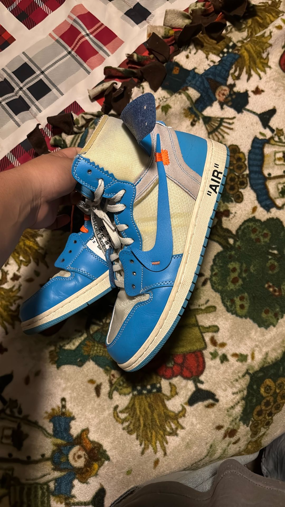jordan 1 off white unc only pickup