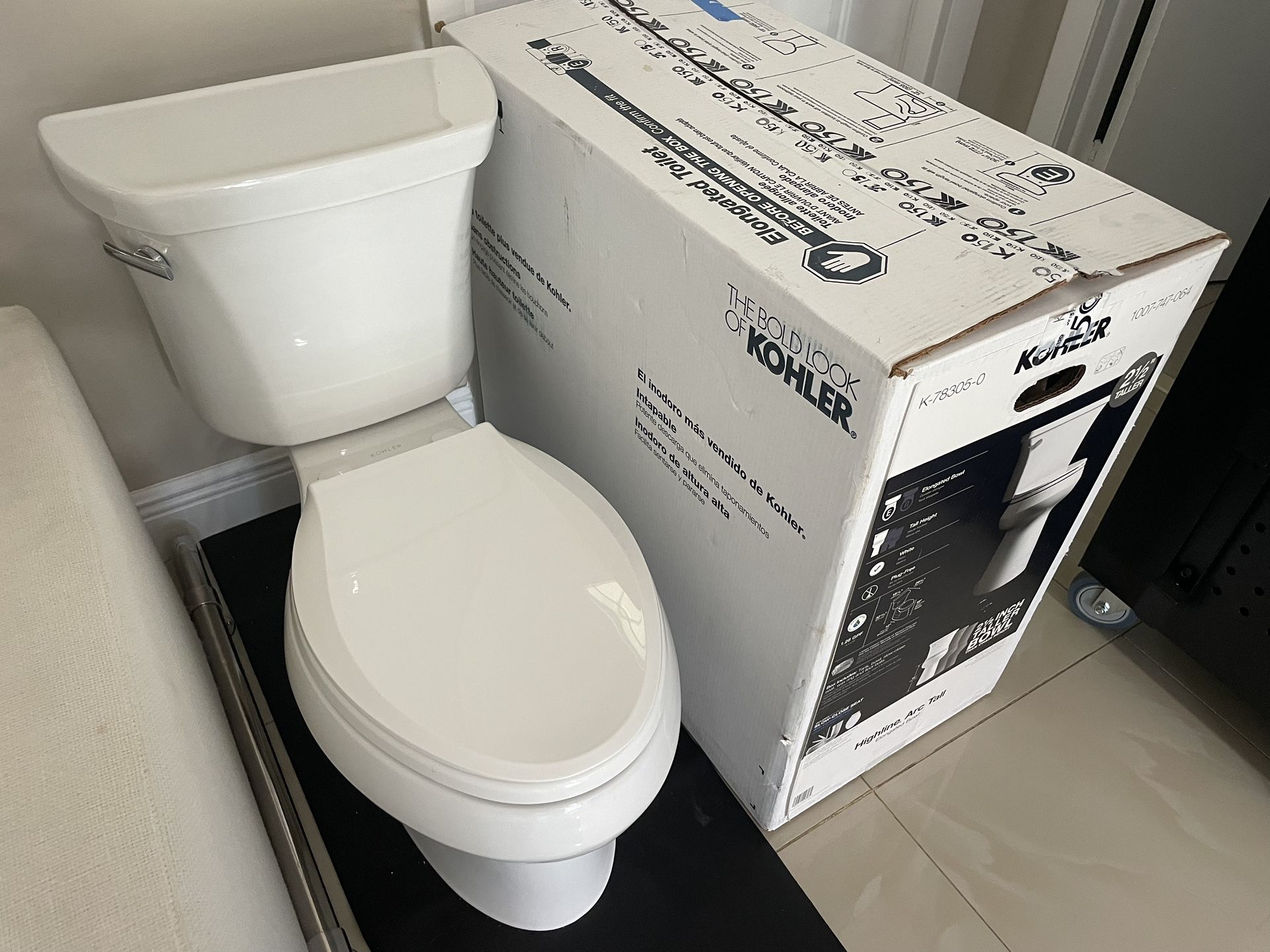 Kohler Highline Arc Toilet Seat And Tank for Sale in Miami, FL OfferUp