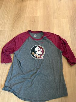 Nike Florida State Seminoles Raglan Shirt size XL