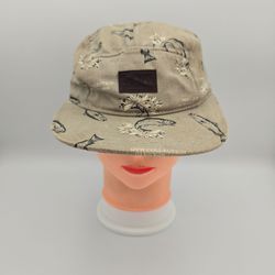 Vans Otw Collection Fish Trout 5 Panel Adjustable Leather StrapbackHat