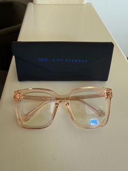 Diff eyewear blue light glasses brand new
