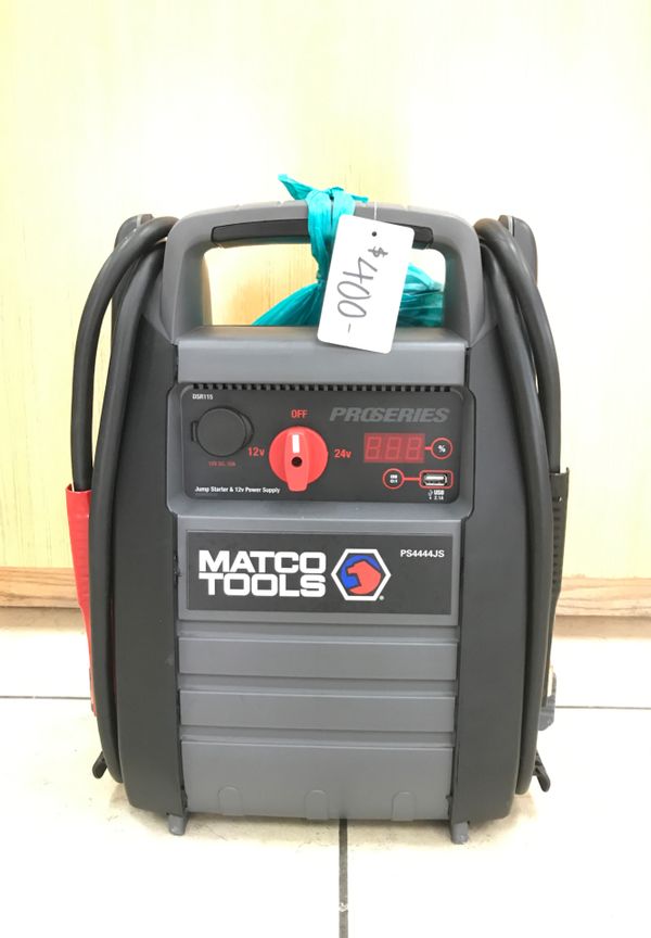 EXCELLENT CONDITION!!! MATCO TOOLS DSR115 PROSERIES JUMP STARTER &12v