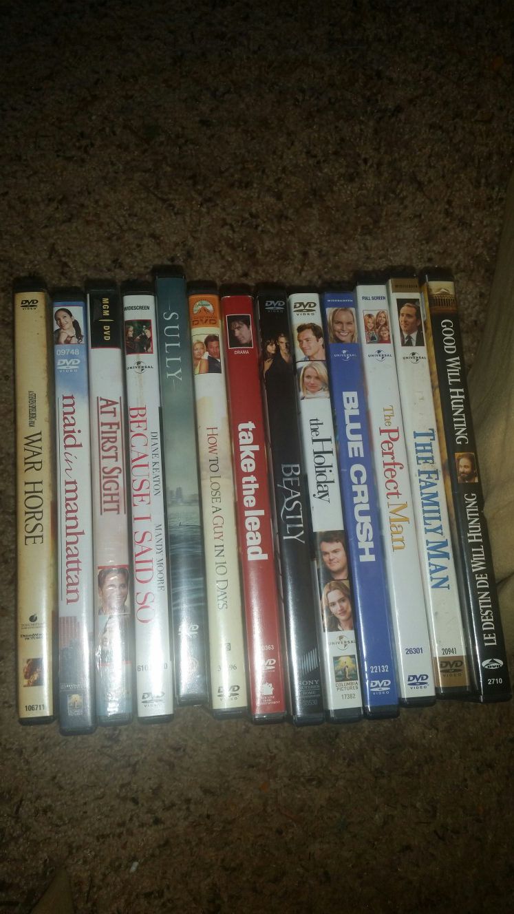 Classic great DVDS. Adult owned. EXCELLENT CLEAN CONDITION