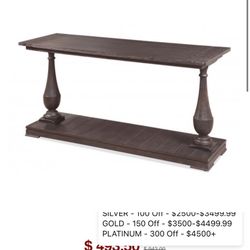 Belgian Luxe Hanover Console Table