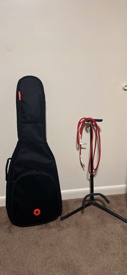 Electric Guitar Case and Accessories