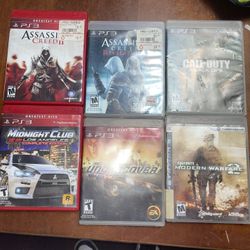 PS3 Games Included