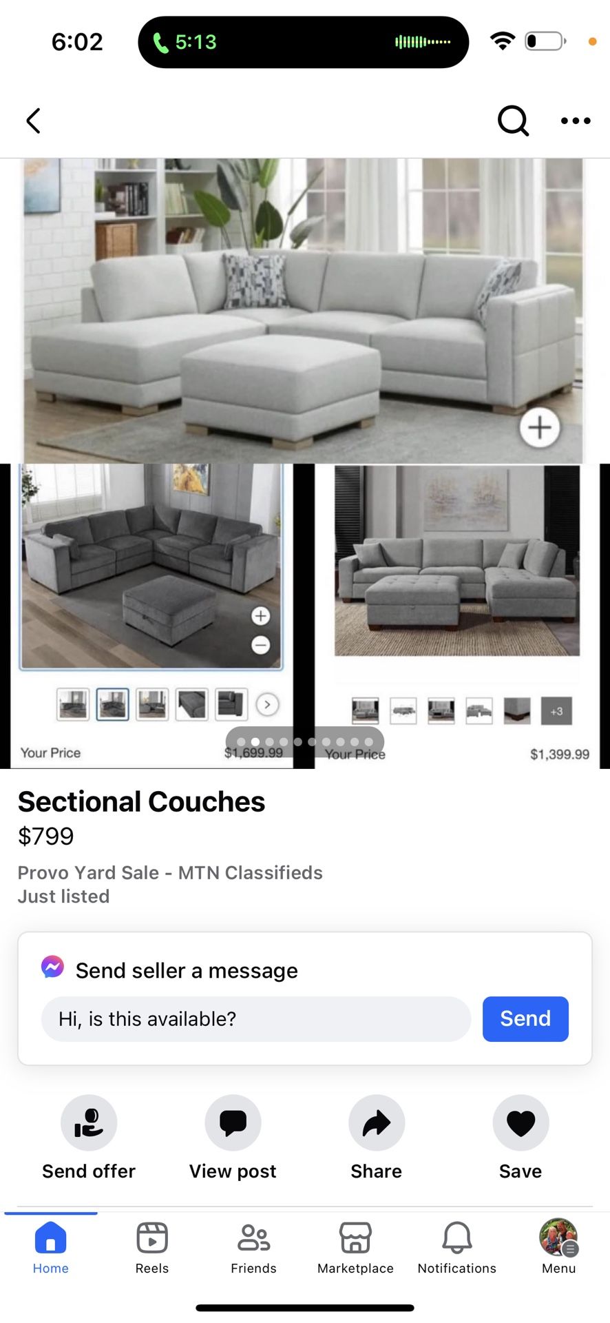 The Couch King $200-$2100