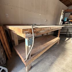 Work bench w/ power