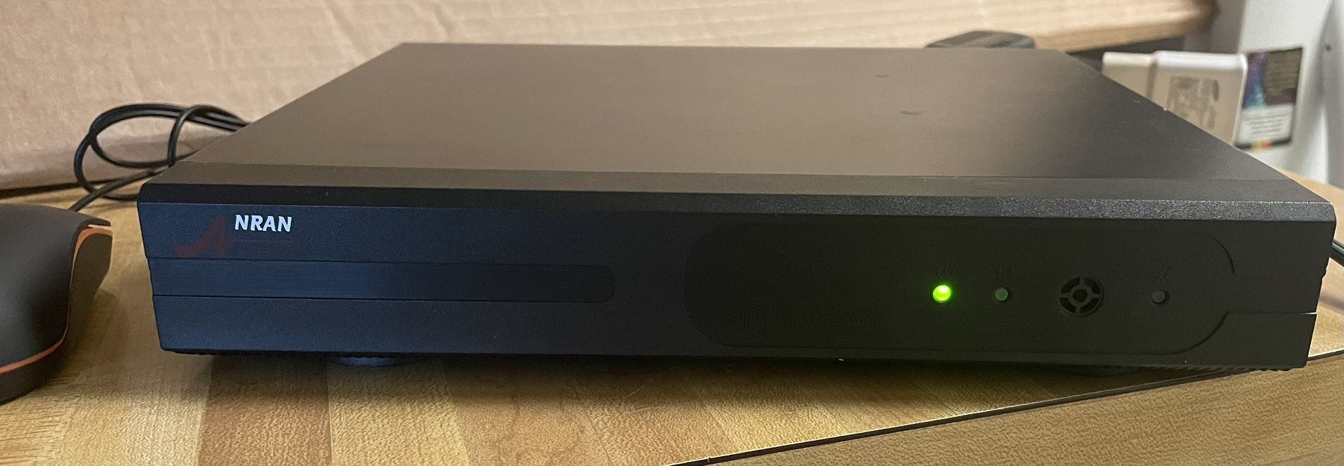 ANRAN NVR K9604 digital Video Recorder with NRAN mouse and power adapter. Tested
