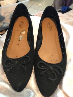 Black flats sz 10 $2