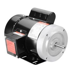  963# 1HP Electric Motor 3450 rpm, AC 115V/230V, 56C Frame, Air Compressor Motor Single Phase, 5/8" Keyed Shaft, CW/CCW Rotation for Agricultural Mach
