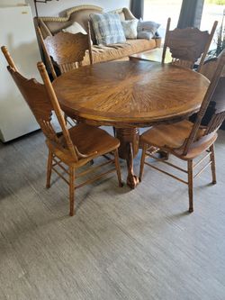 Table and chairs