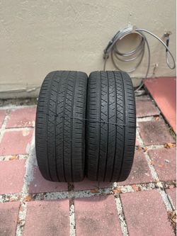 2 CONTINENTAL LX SPORT TIRES 265/45R21 - GREAT TREAD