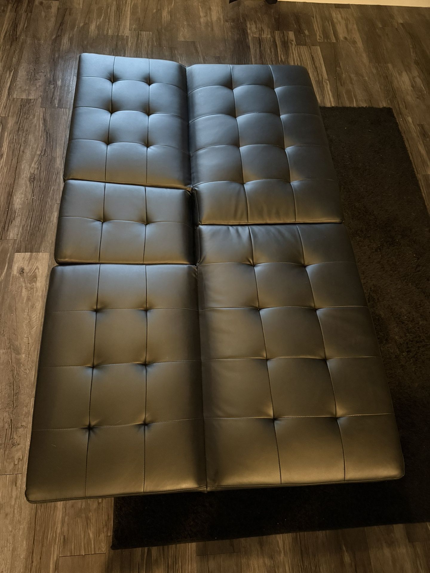 Leather Futon Couch