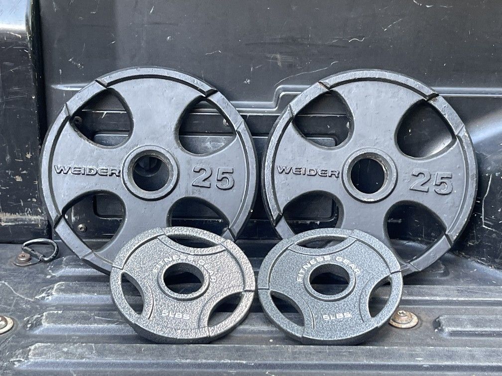 SET OF OLYMPIC PLATES (PAIRS OF) : 25s & 5s