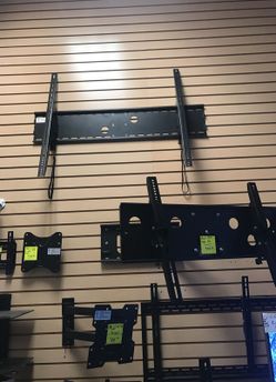 Tv wall mount single double swivel arm