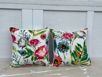 Floral Outdoor Cushions