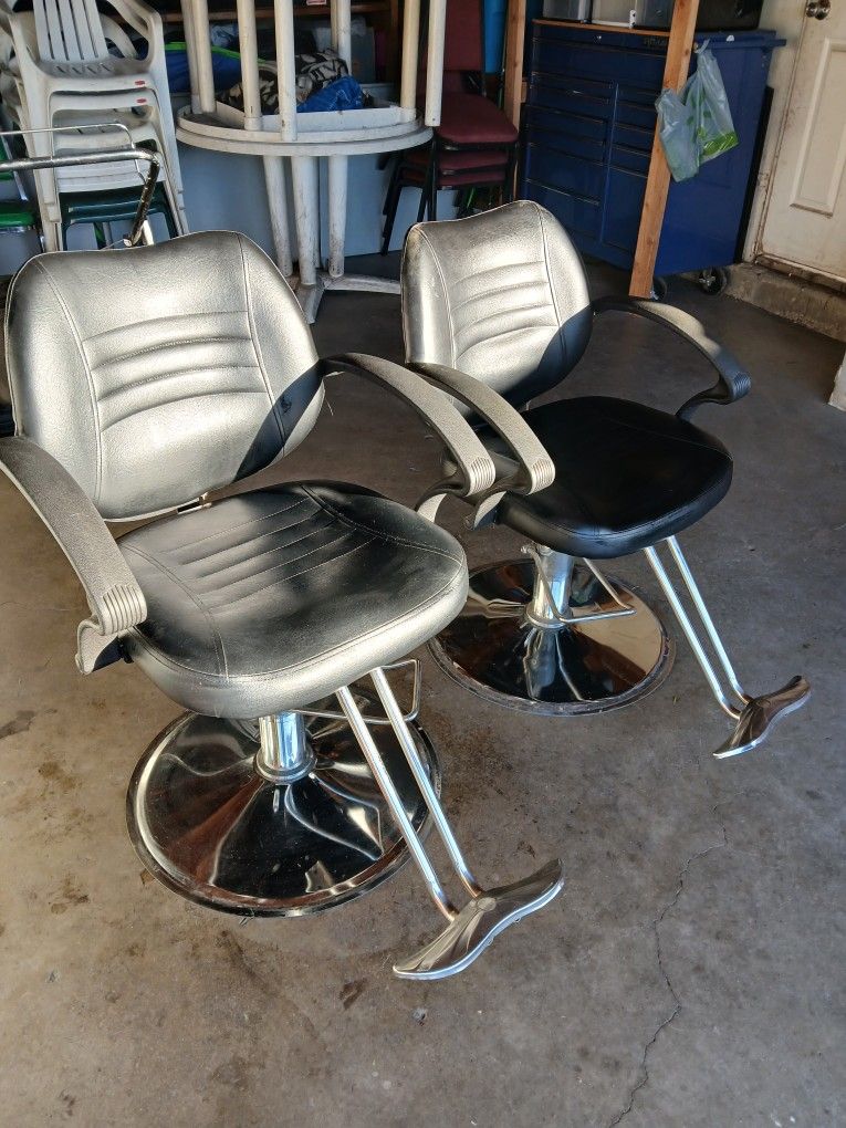 One Saloon Chairs  , Used But Still  Work...