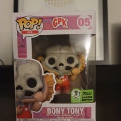 Funko Pop Bony Tony Garbage Pail Kids ECCC Exclusive #05 Official Con Sticker
