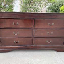 6 Drawer Wood Dresser Chest of Drawers Furniture 