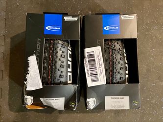 Set of New Schwalbe Thunder Burt Addix Speed 29 x 2.10 Tires
