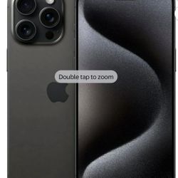 iPhone 15pro Max Unlocked Like New 1t Titanium Black