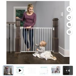 Regalo Extra Wide 2-in-1 Stairway & Hallway Baby Safety Gate $30