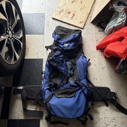 Backpacking bag.
