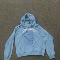 Sky Blue Sp5der Hoodie