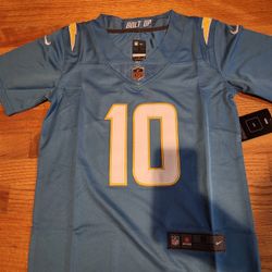 NFL Los Angeles Lightning Chargers football uniform No.10 Justin Herbert jersey sportswear man