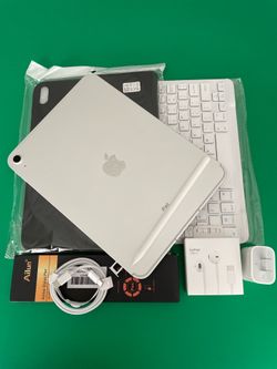 Apple ipad 10th Generation 256GB WiFi + cellular (5G) unlocked with pen, keyboard & accessories