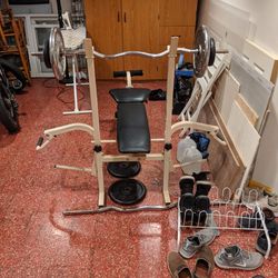 Weight Bench With Fly/Leg Extensions 