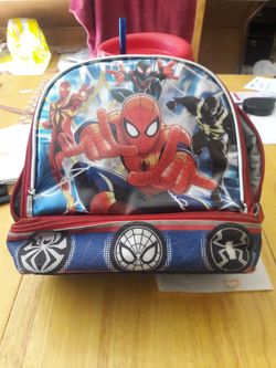 Spiderman cooler lunch bag