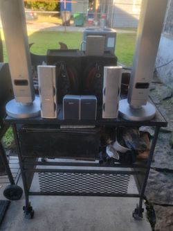 Speakers  4 philps, 4 Sony  1 jvc