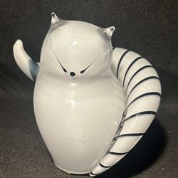 Vintage Murano Glass Cat Bisazzi Vetro 6.75 inch