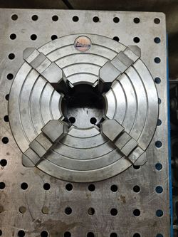 10" Gibraltar 4-Jaw Lathe Chuck - D1-6 Camlock Mount (Priced to Move)