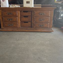 Antique dresser with mirror