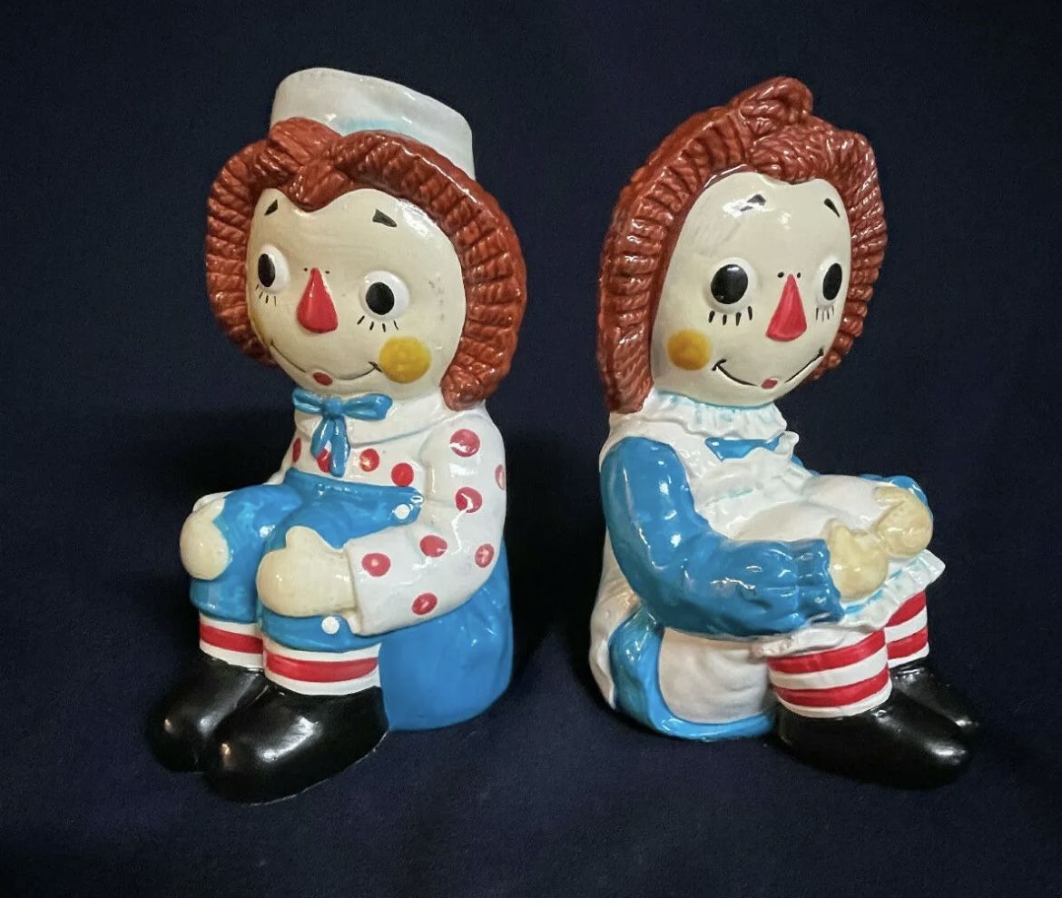 Vintage Ruggedy Ann Bookends