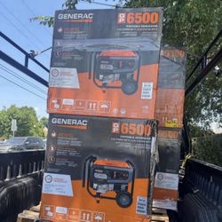 Generac 6500-Watt Gasoline Powered Portable Generator Price in The Description 👇