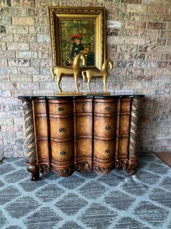 Vintage Ashly three drawers sideboard buffet 