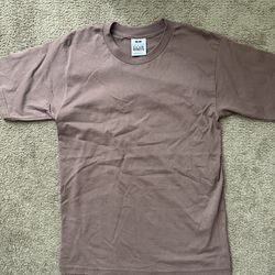 Pro club brown blank t shirt