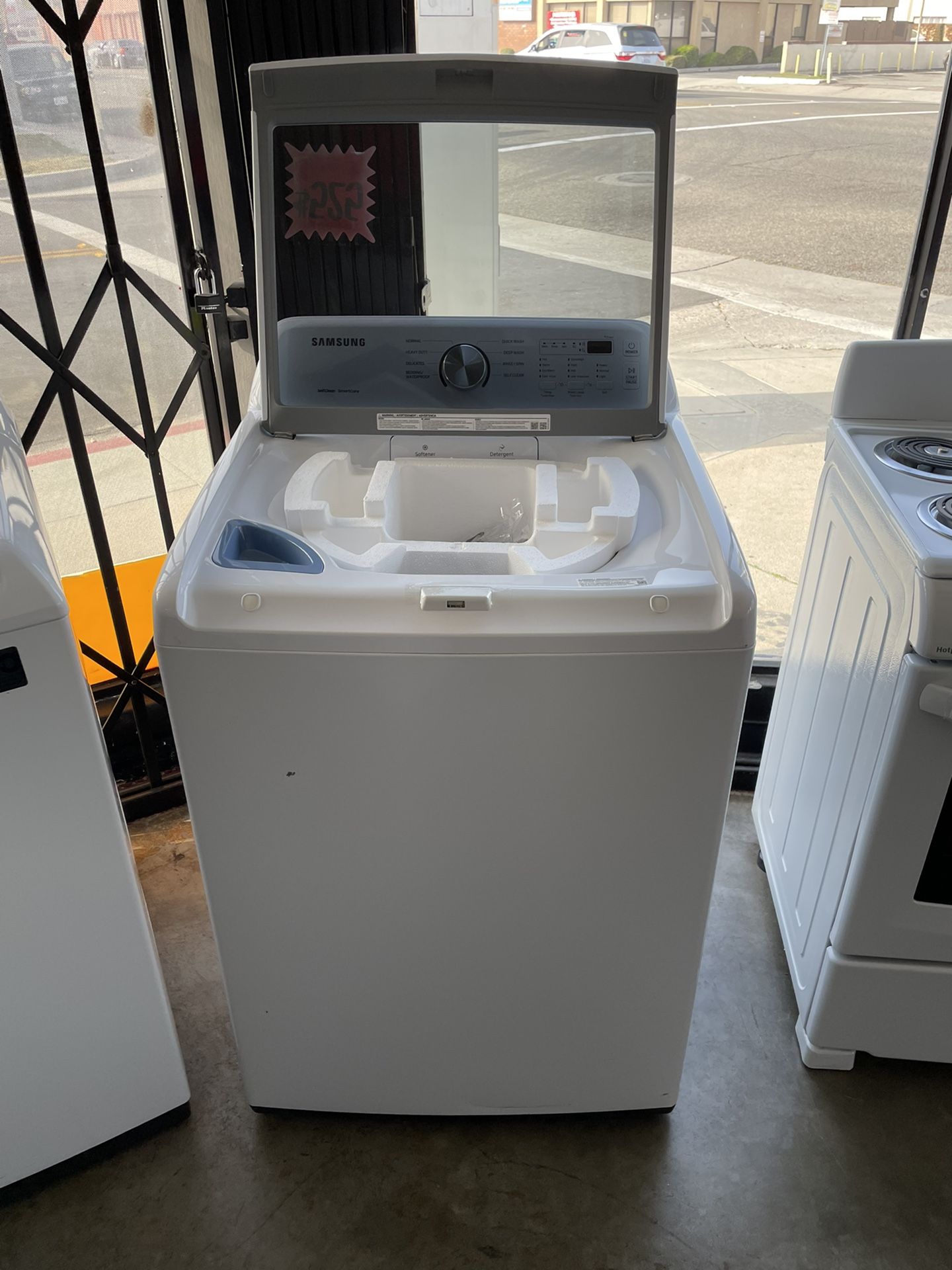 Samsung WA50R5400AW CU FT Top Load Washer In White