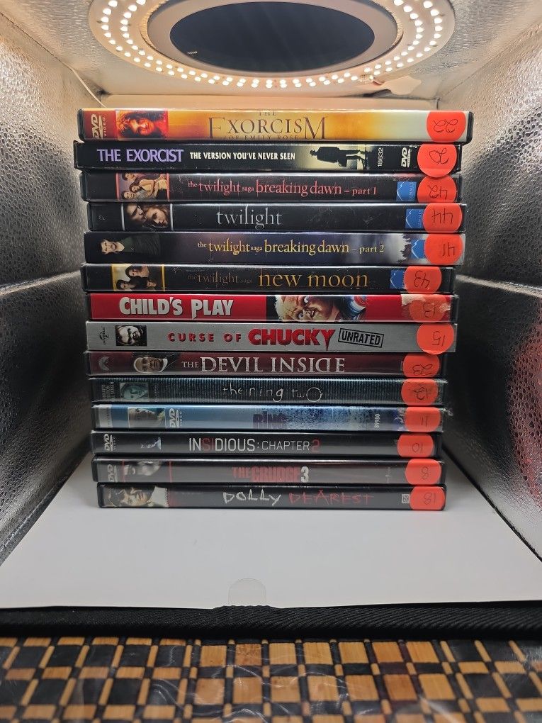 PELICULAS DE TERROR  (DVD)  $1 CADA UNA 