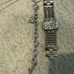 Guess Watch And Bracelet 