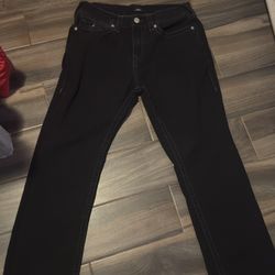 True Religion black straight leg jeans #grunge #skater 