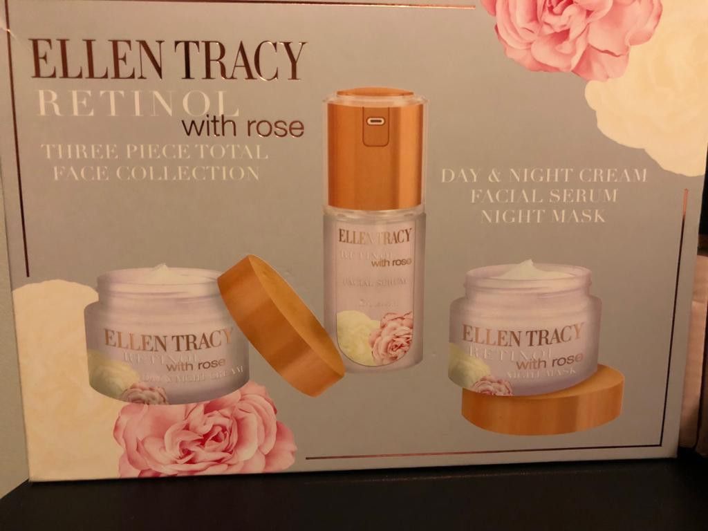 Ellen Tracy Retinol With Rose (3 Piece Total Face Collection)