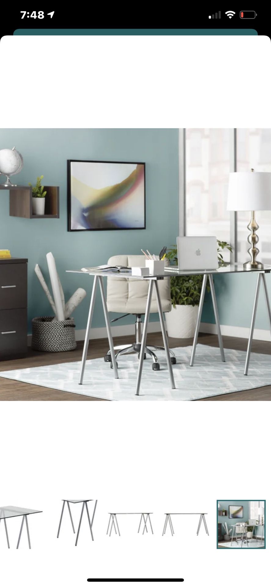 Glass Desk