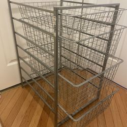 Elfa Mesh Closet Drawers - Container store 