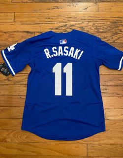 Sasaki Blue Dodgers Jersey